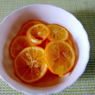 レモン(メイヤーレモン)のシロップ煮